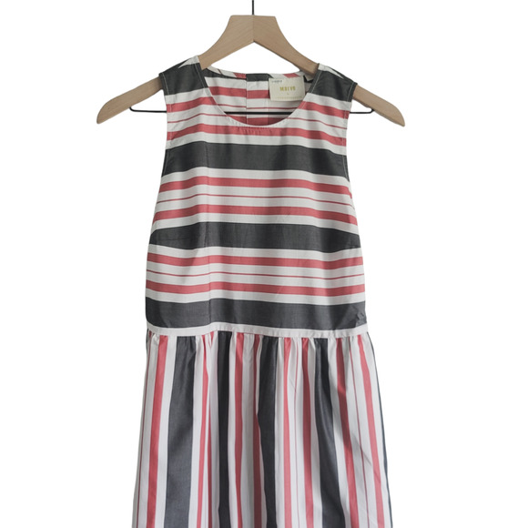NEW Anthropologie Maeve Red Blue Striped Flare Jumpsuit - Various - Picture 11 of 13